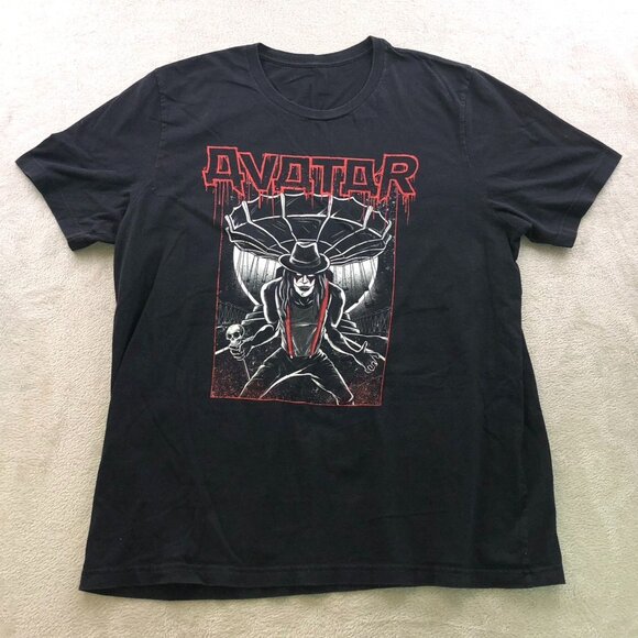 Avatar Band Graphic Tee Men's Large Black Crew Neck Short Sleeve Casual - Picture 6 of 7
